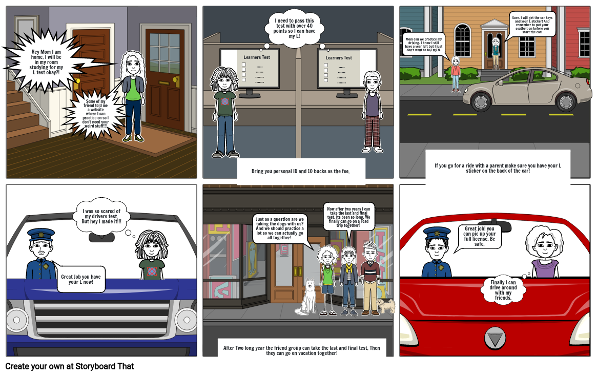 Drivers license Storyboard by f983828b