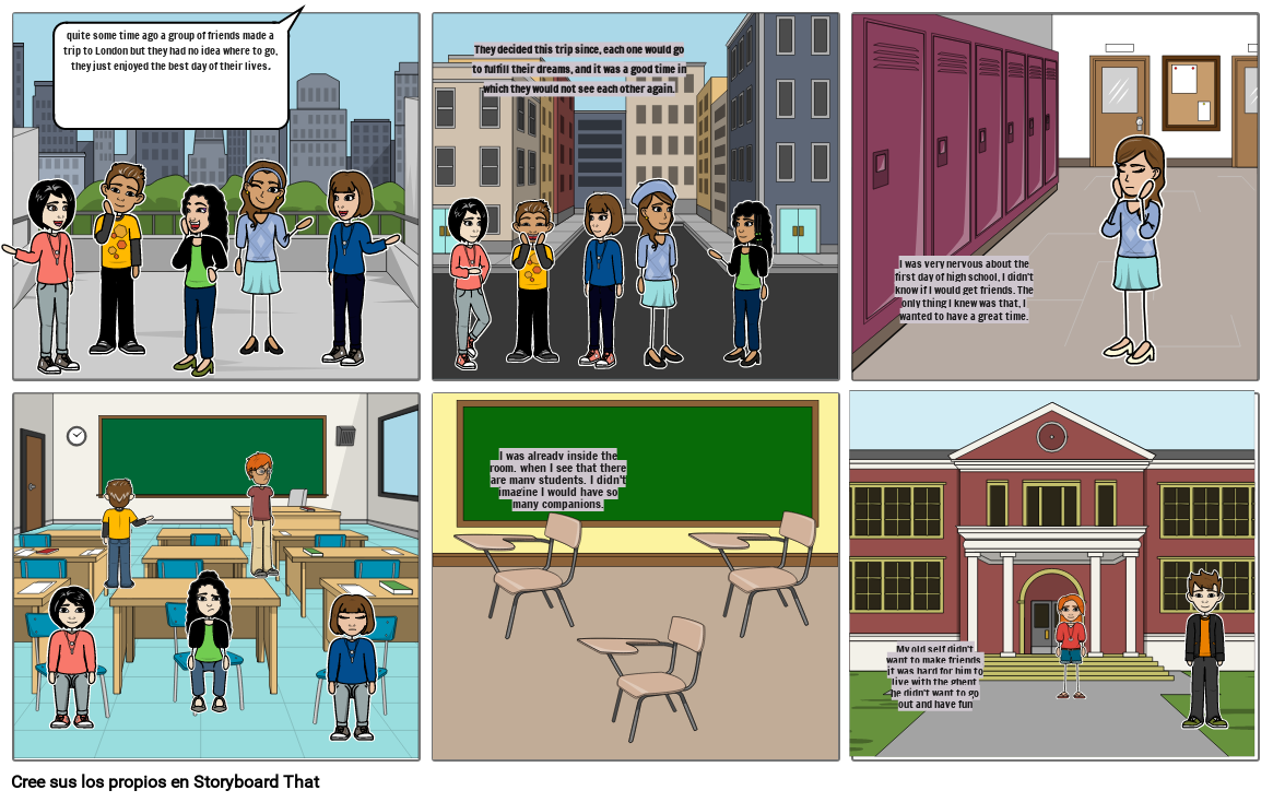 Proyecto 3 Ingles Storyboard by f9addab1