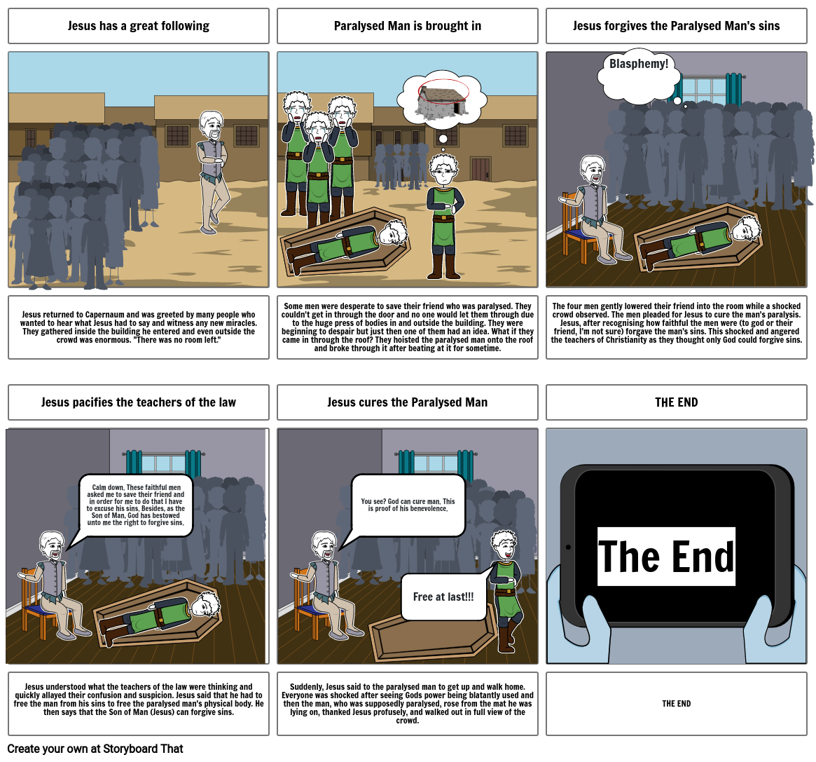 Parable of the Paralysed Man 10.03.2022 TPR Storyboard