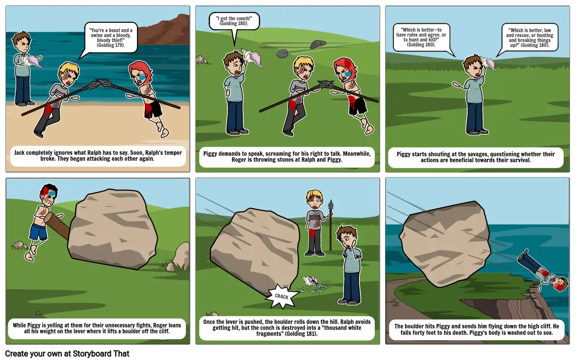 LOTF Final Project - Ch. 11 Comic Book (Pt. 2)