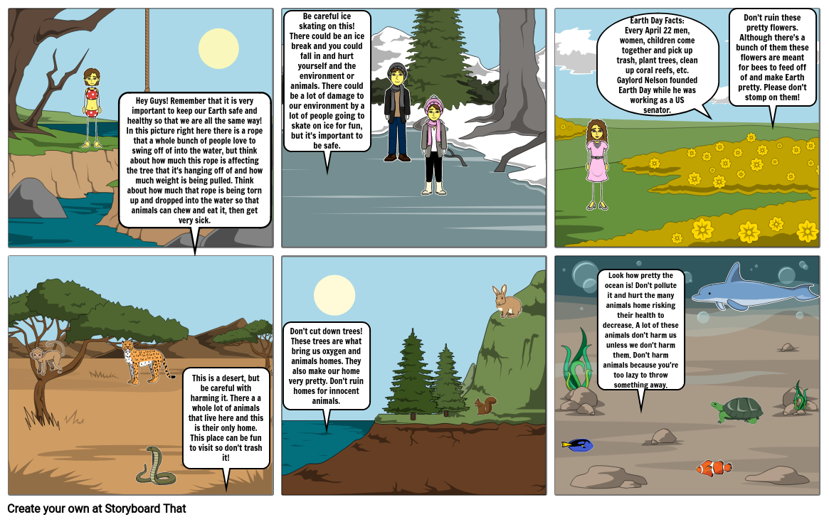 Children's Earth Day Story Storyboard by fad85389