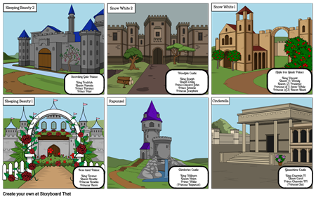 the kingdoms and castles of Storyland