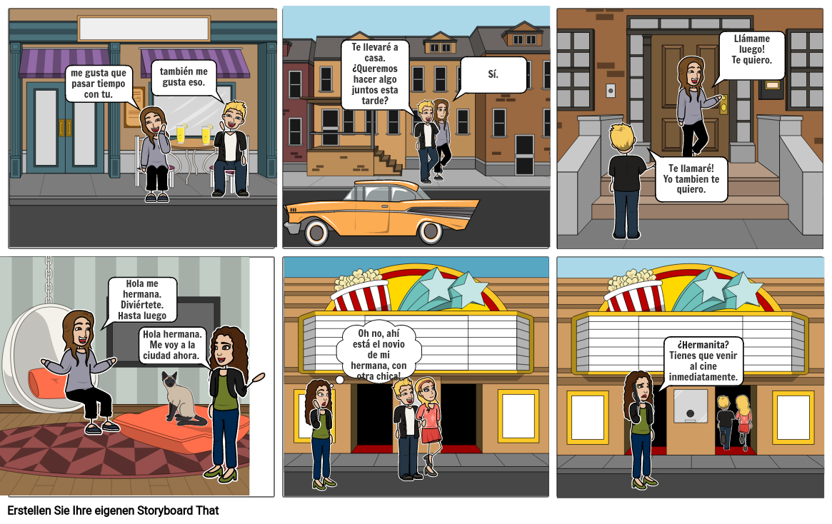 Spanisch Comic Storyboard by fandrich