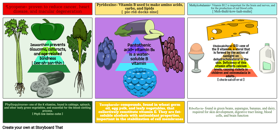 Vitamins and Minerals