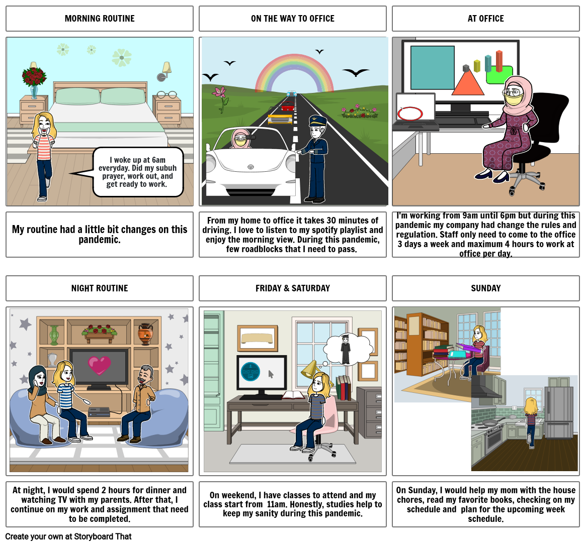 daily-routine-storyboard-by-fatinhazwani