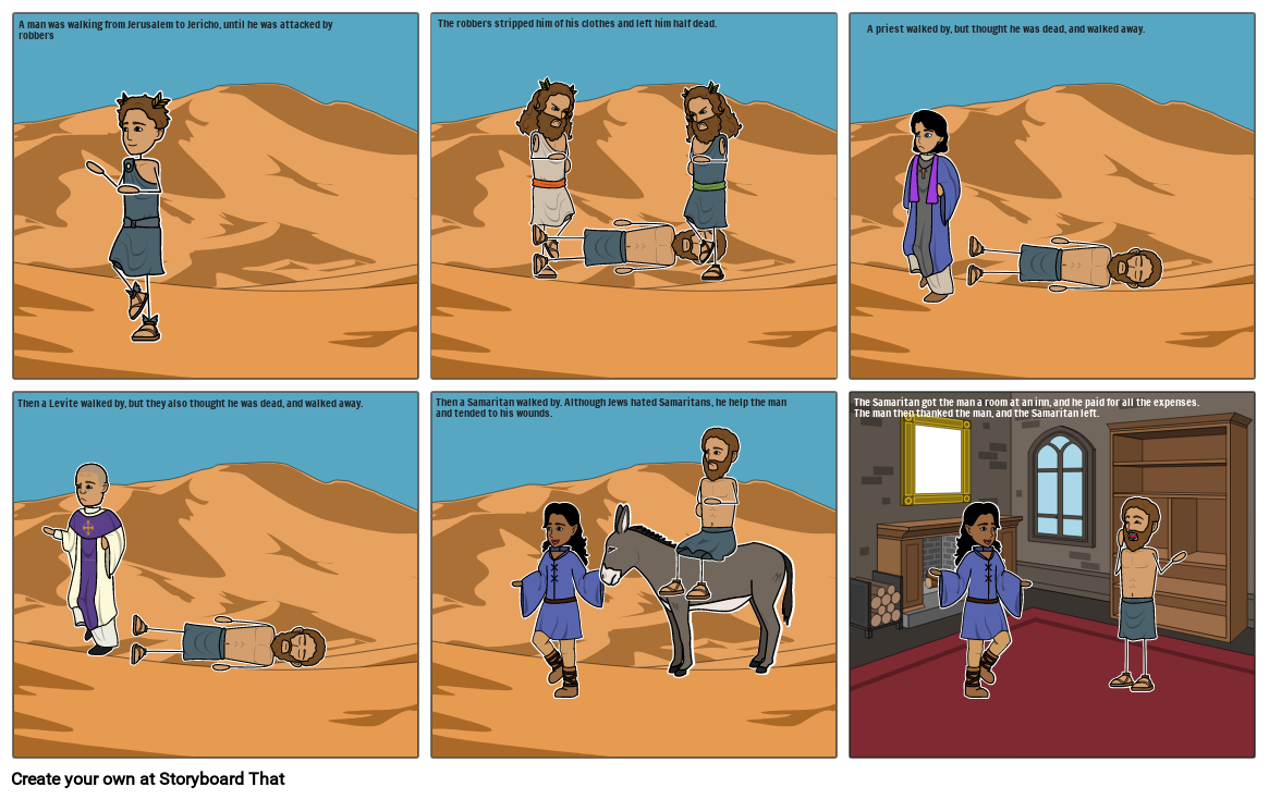 The Good Samaritan Storyboard by fb33b25c