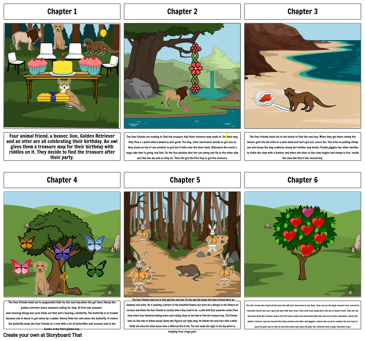 Treasure tree Storyboard por fb4fd8ee