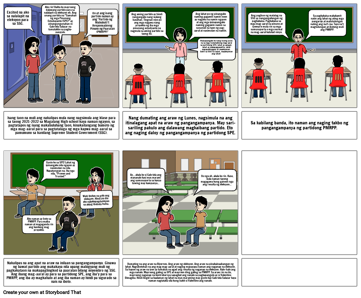 Frame 1 to 5 Storyboard by fb6a7bf9