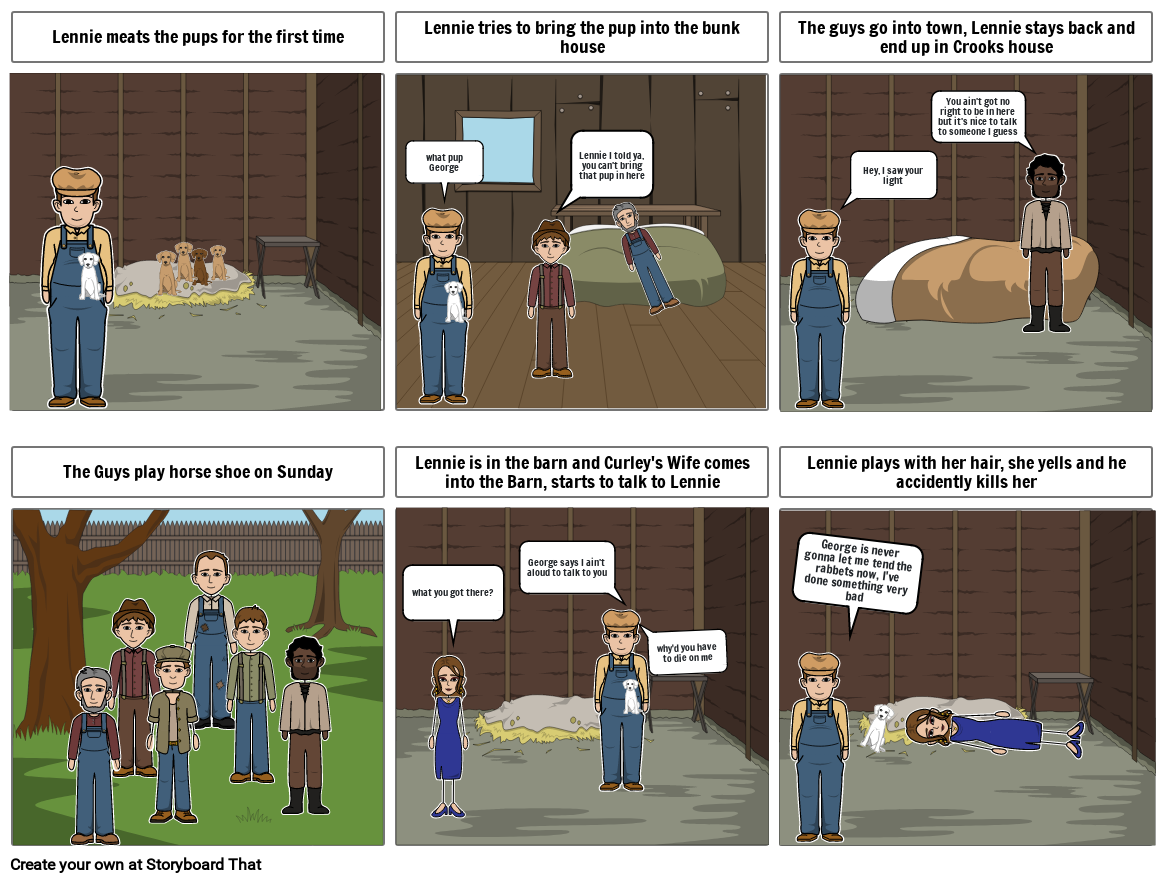 Of Mice and Men Storyboard by fc2ade0a