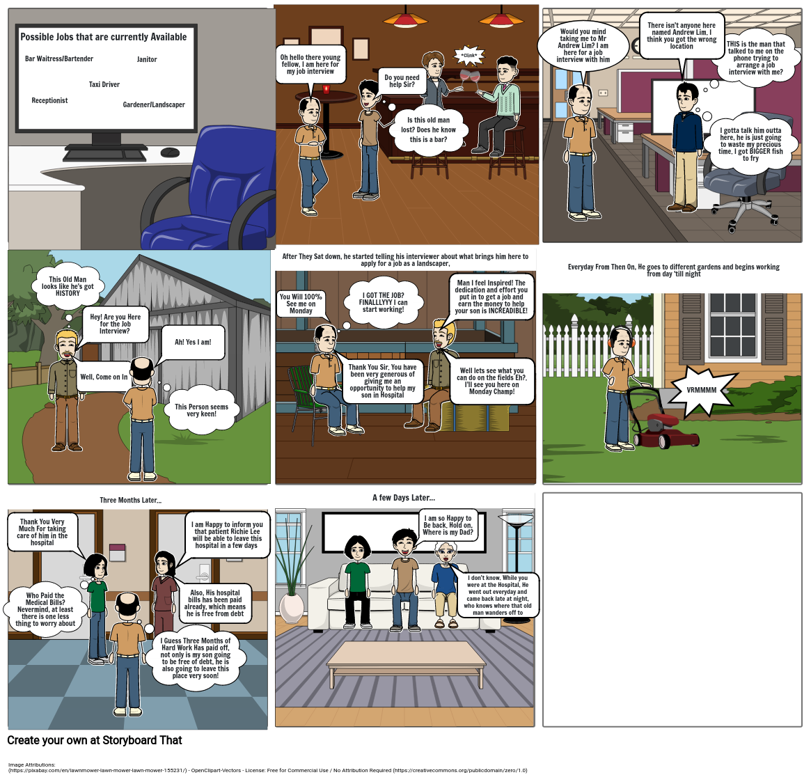 English Graphic Novel 2 Storyboard par fc313b64