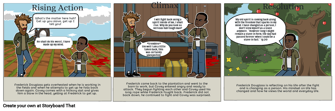 Douglass vs. Covey Storyboard