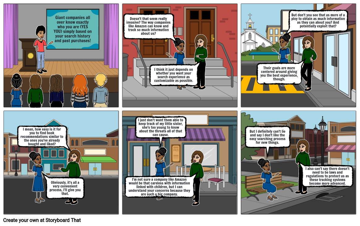 Big Data Comic Strip Storyboard by fcaf98b4