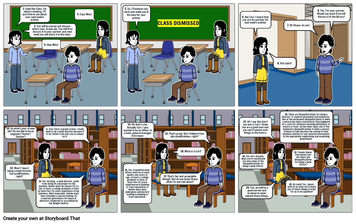English project Storyboard by fcb16051