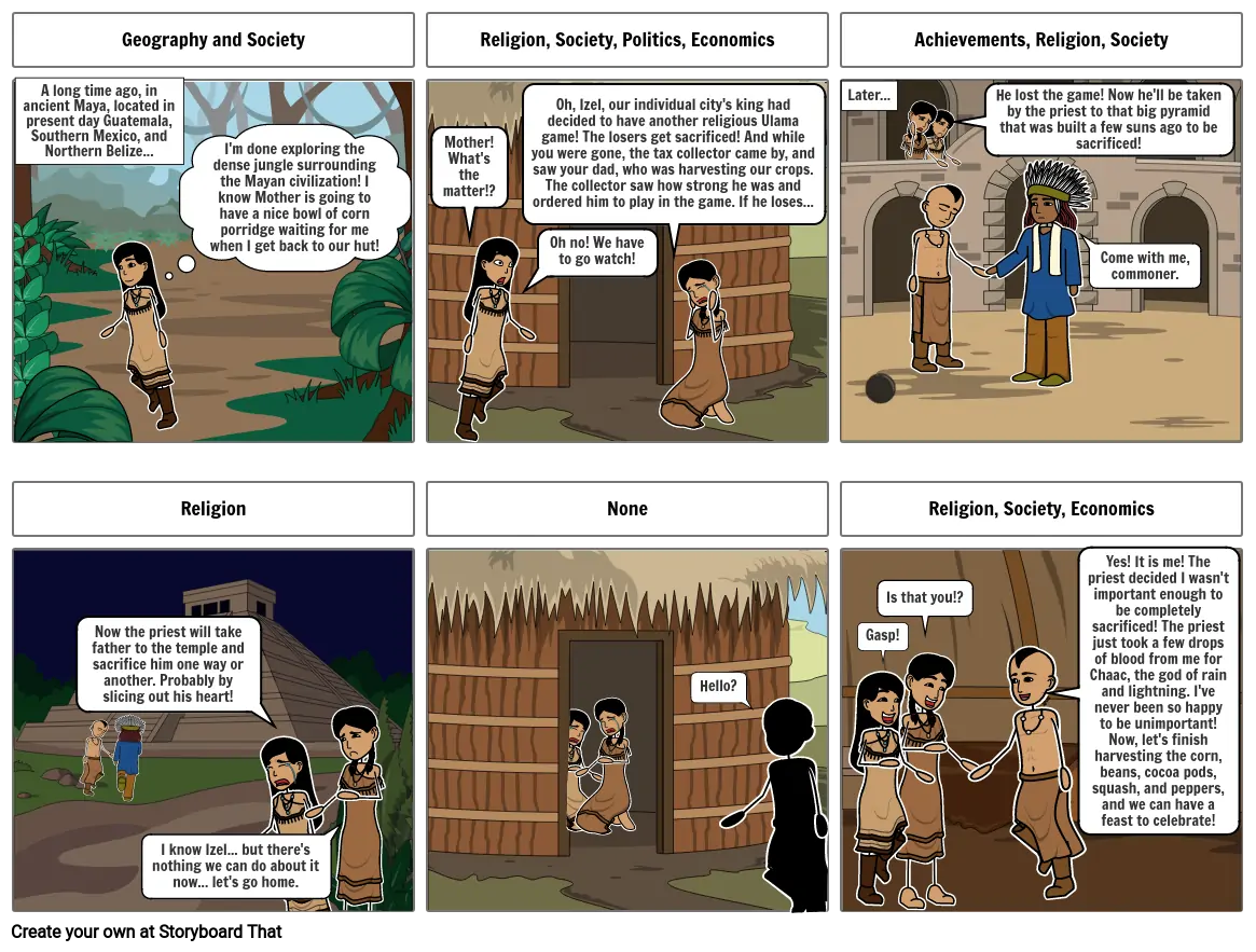 Mayan History Story