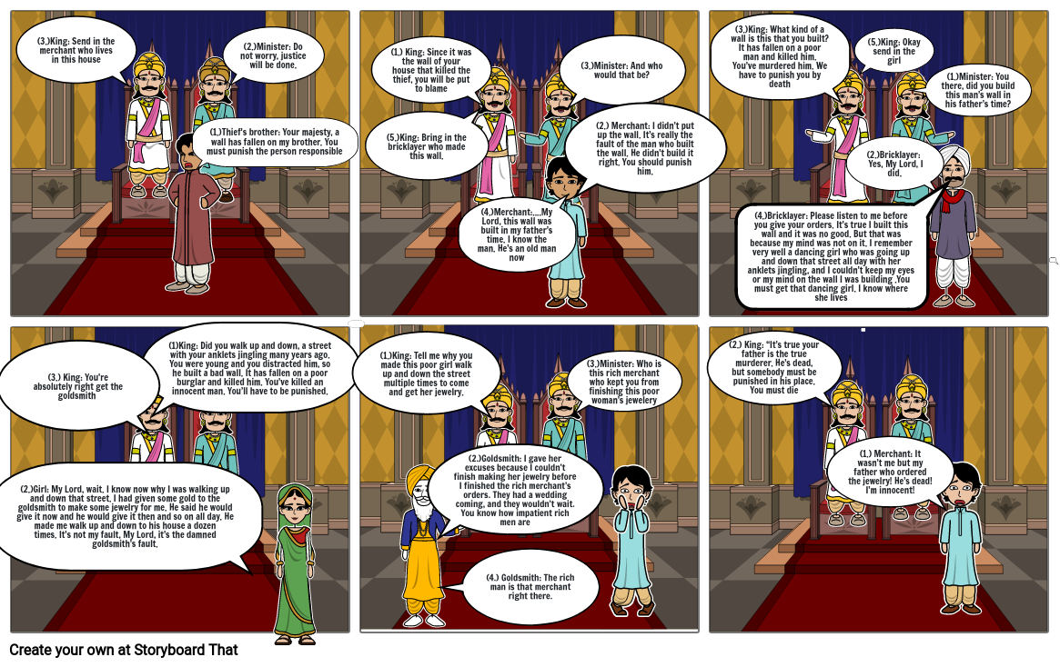 In the kingdom of fools comic Storyboard by fcda77f2