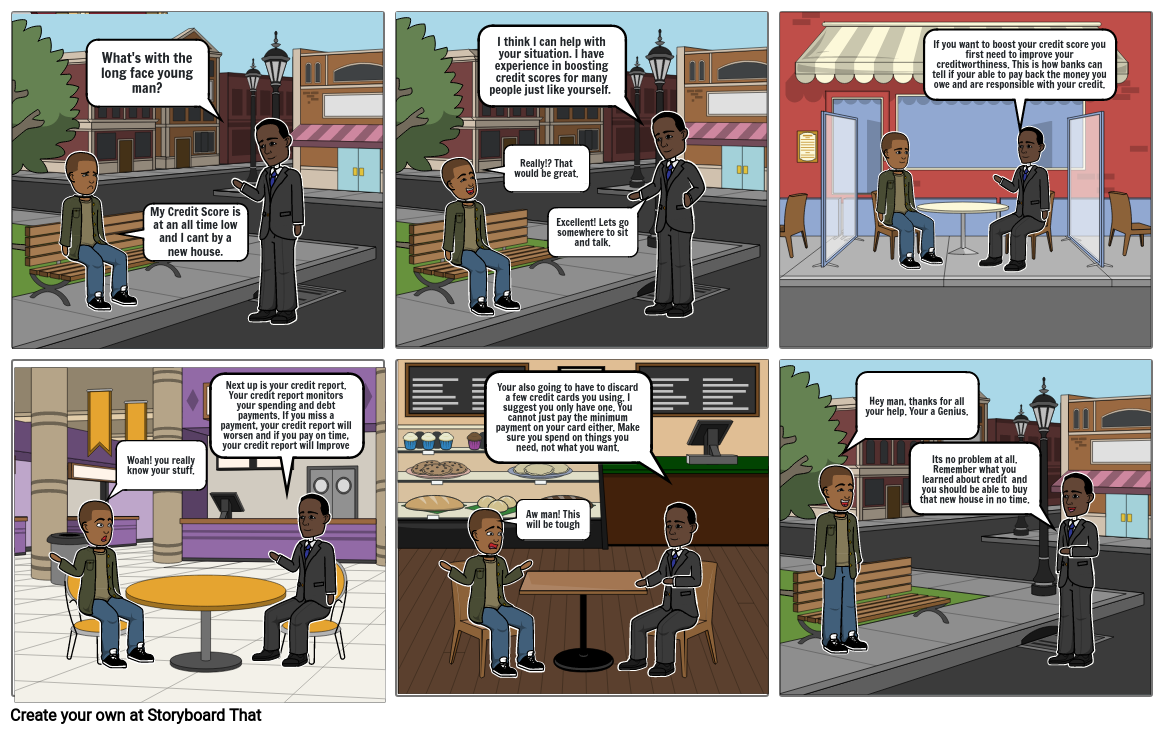 Jorrell Lawton Credit Storyboard Storyboard by fcff5630