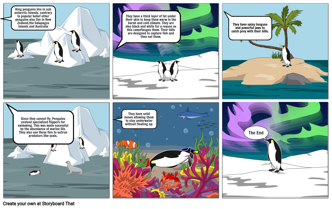 Penguins Storyboard by fd50e8da