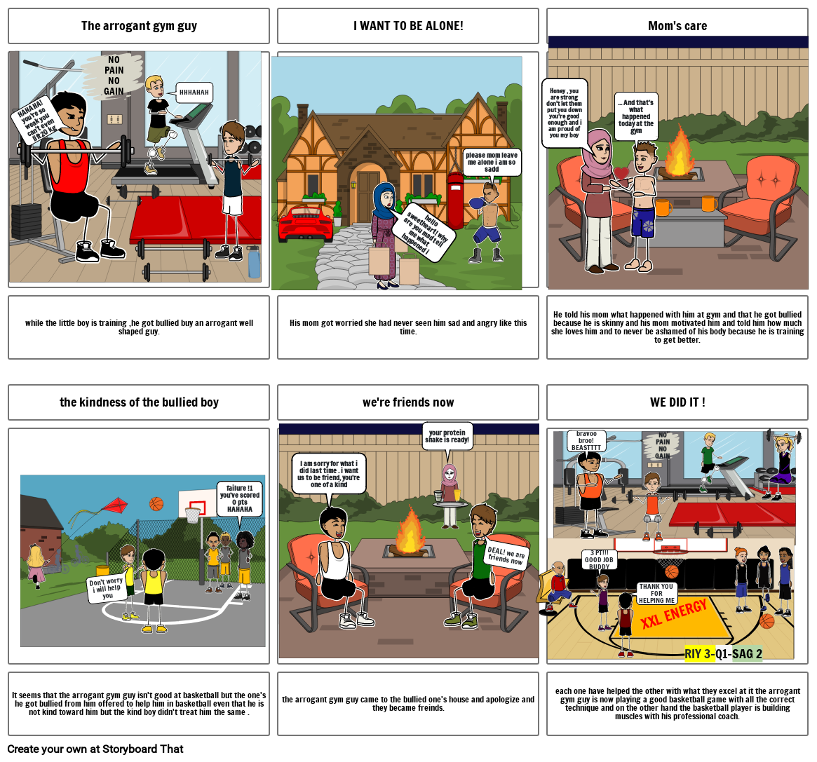 Theresa khoury -Bullying Storyboard by fe46ba22