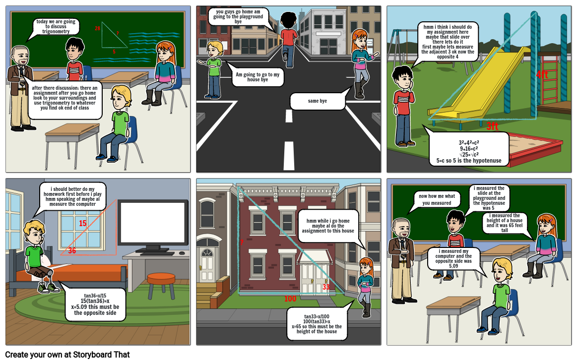How To Measure Trigonometry Storyboard By Fe474011