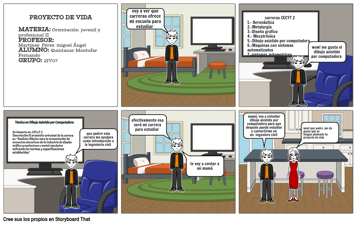 Proyecto De Vida Storyboard By Fernandoqm 8308