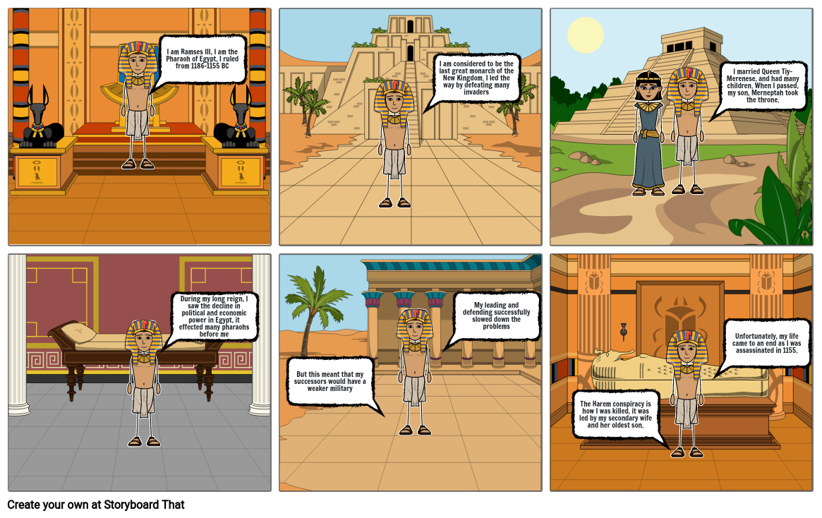 Ancient Egypt Storyboard by ff6a725f