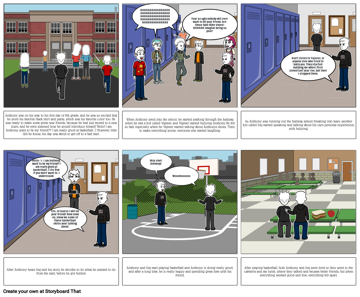 Stopping Bullying Storyboard by ff88b186