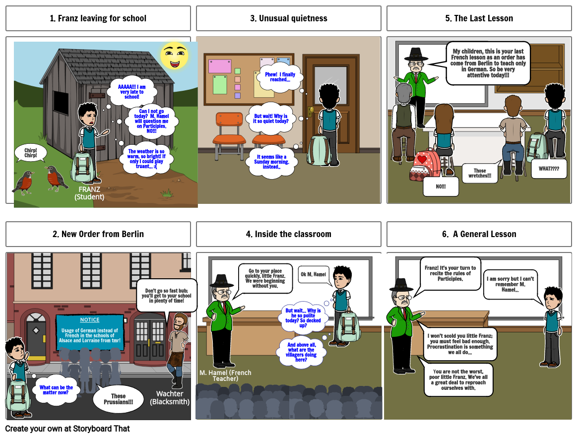 The last lesson Storyboard by ffcdc592