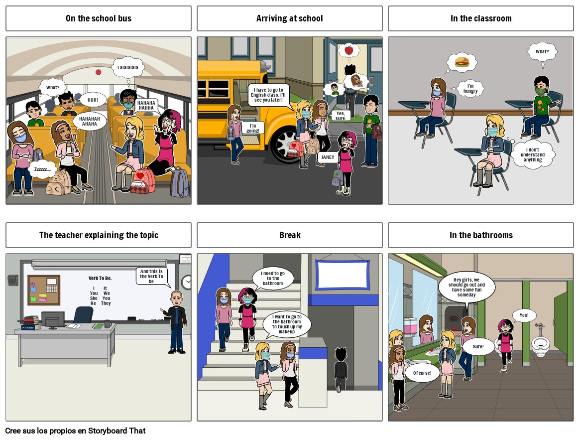 Final Project. “My life as a comic” Storyboard