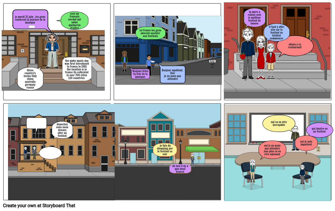 french homework Storyboard by ffd4be96