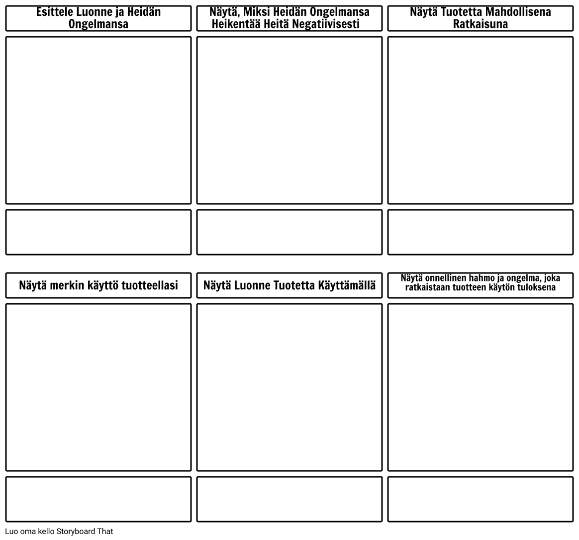 Asiakasreitti - Mallipohja Storyboard Od Fi-examples