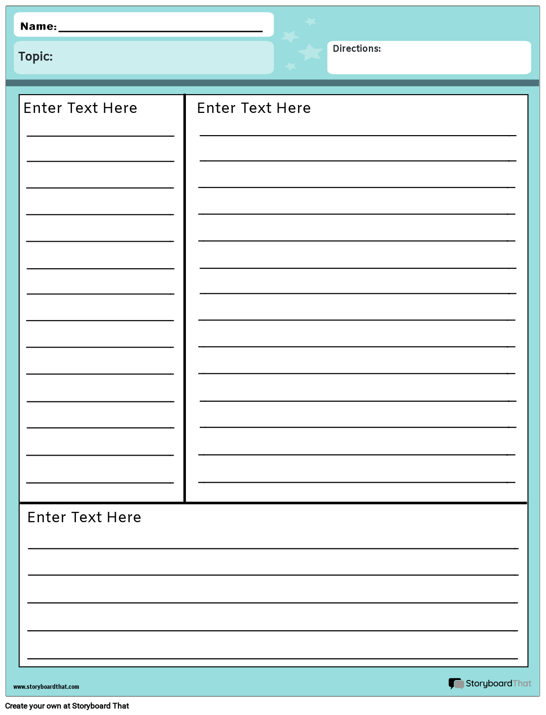 Cornell Notes Portrait Color 2