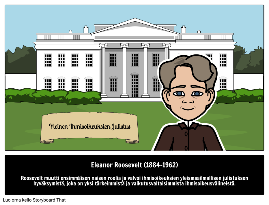 Eleanor Roosevelt Storyboard by fi-examples