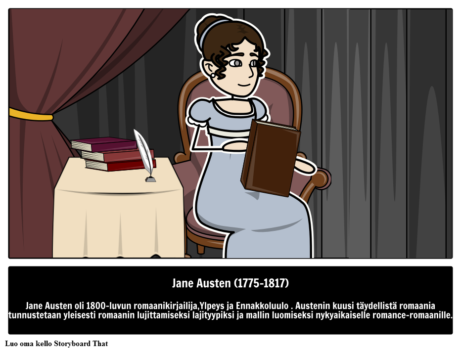 Kuka oli Jane Austen? Storyboard por fi-examples