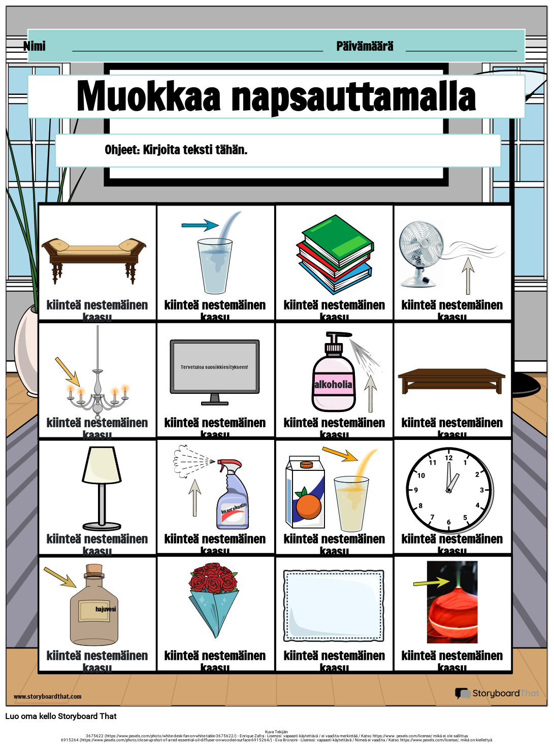 olohuoneen-inspiroima-state-of-matter-ty-taulukko