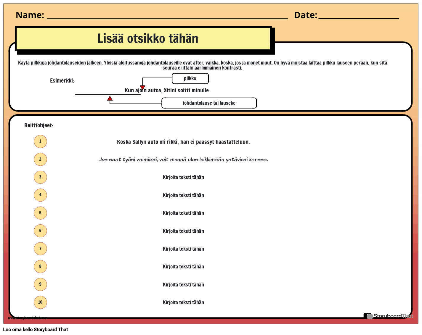 pilkut-johdantolauseen-tai-lausekkeen-laskentataulukon-j-lkeen