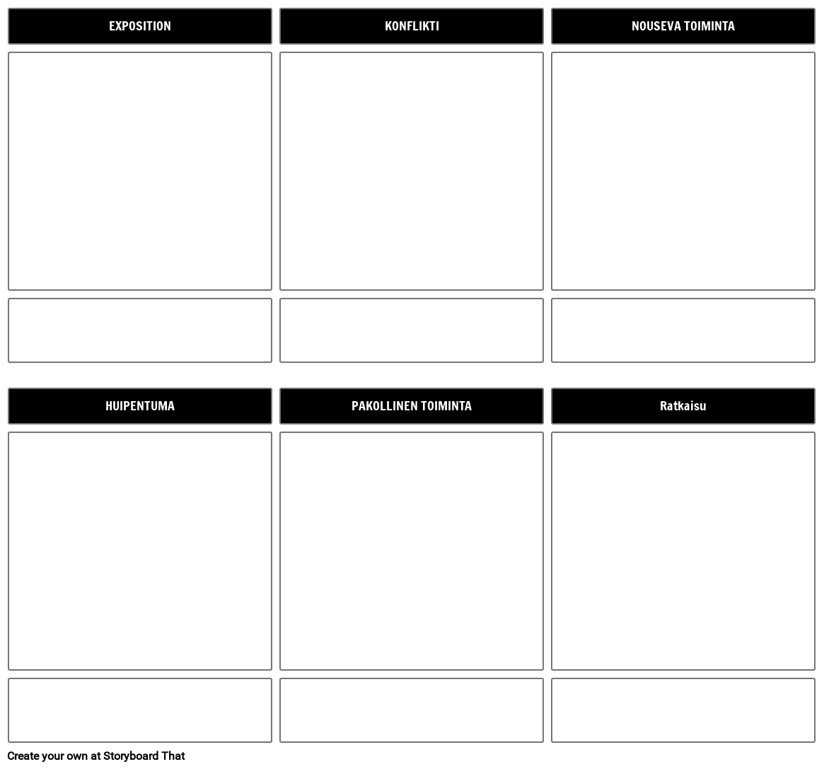 Story Outline Storyboard Template