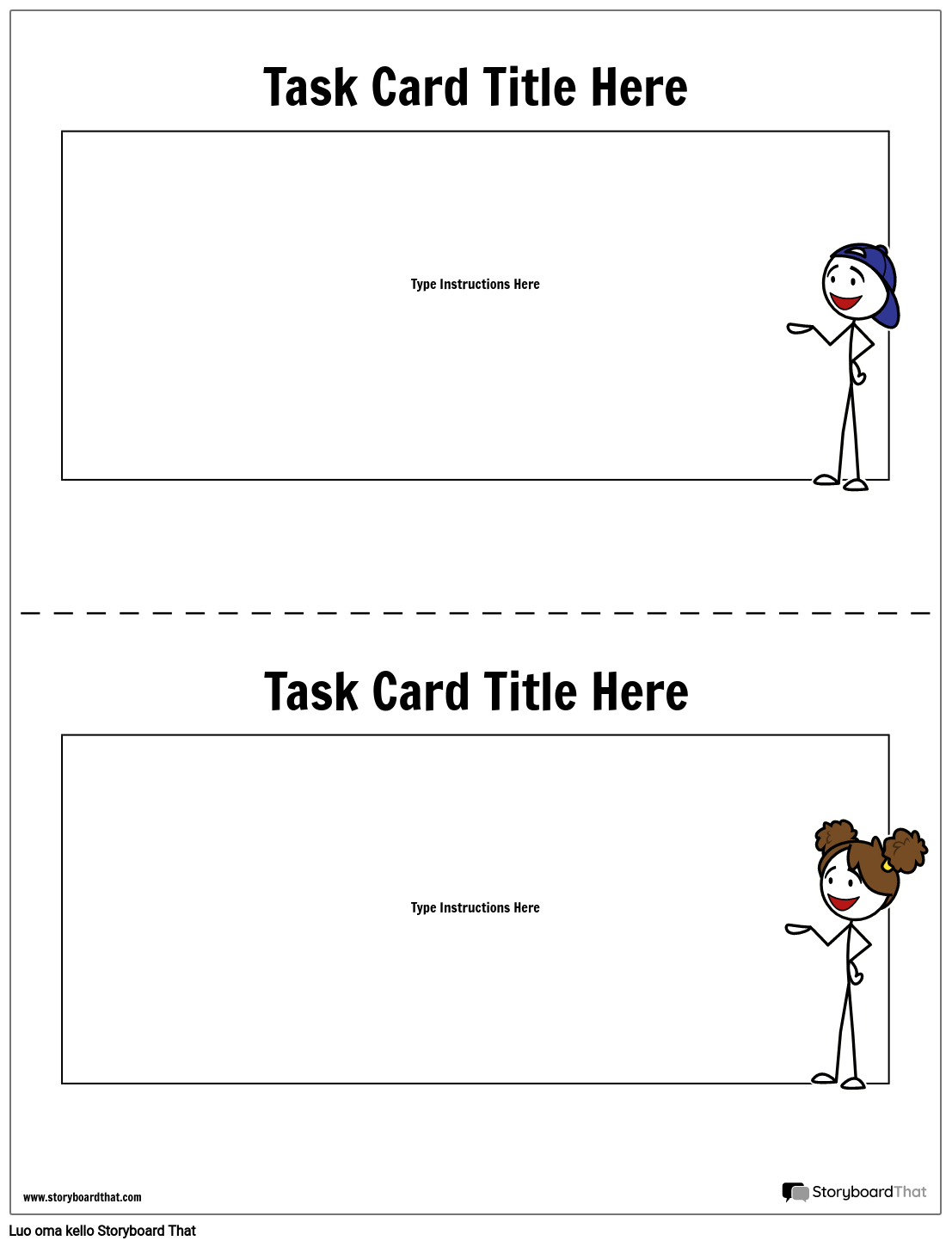 Tehtäväkortin Malli 1 Storyboard Por Fi Examples