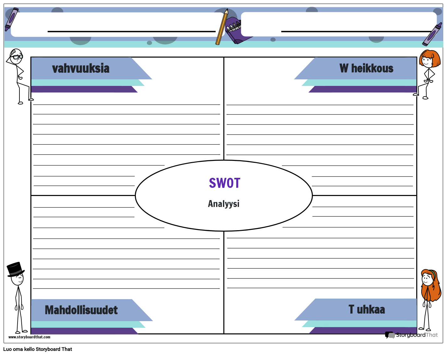 yksinkertainen-infograafinen-swot-kaavio-storyboard