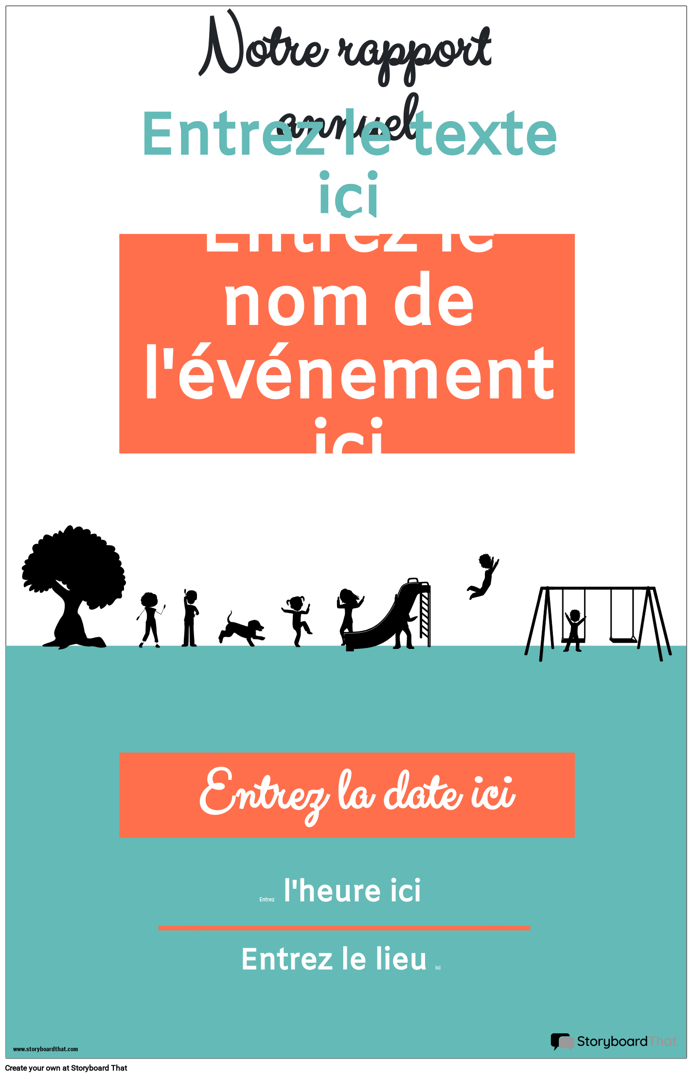 Affiche D&#39;événement Portrait Couleur 5