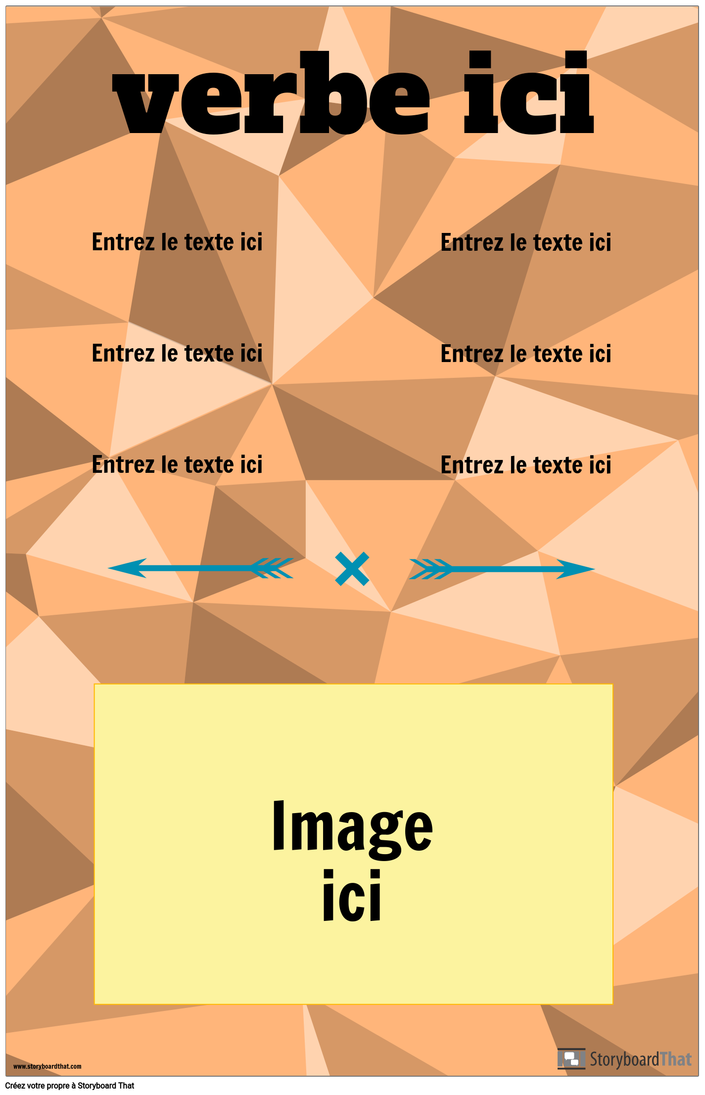 affiche-de-conjugaison-de-verbe-vertical-storyboard