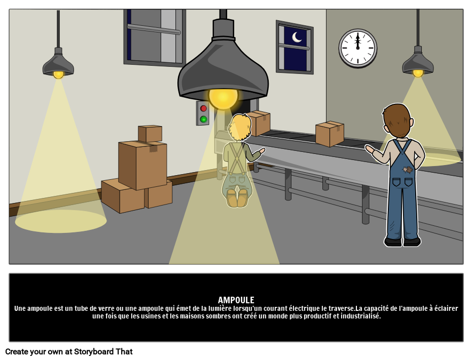 Ampoule Storyboard por frexamples