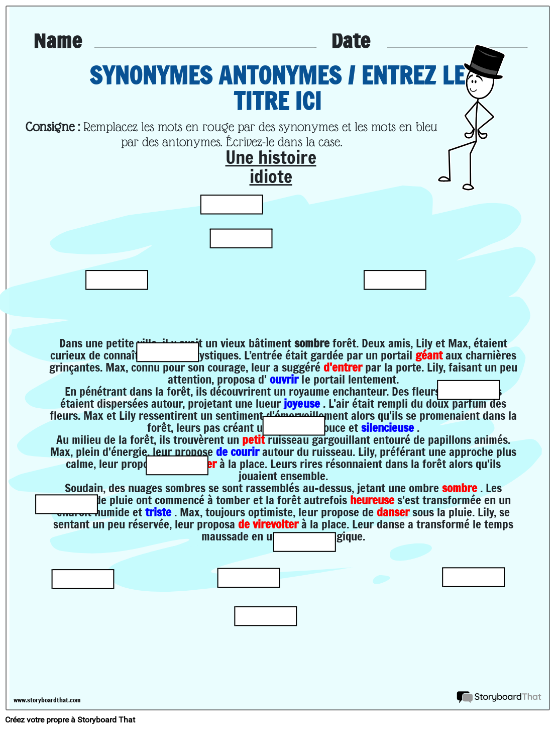 antonymes-et-synonymes-dans-la-feuille-de-travail-de-compr-hension