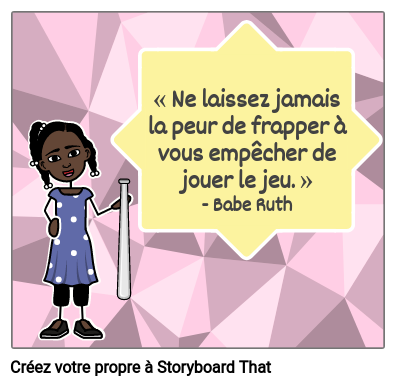 Citation sur L état D esprit de Croissance Storyboard