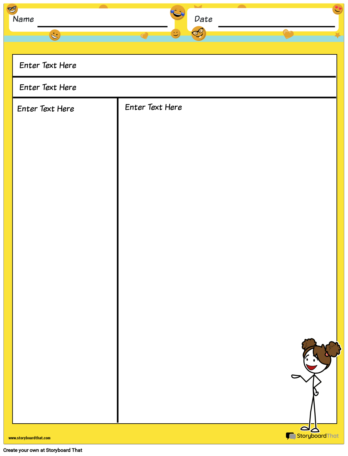 Cornell Notes Portrait Couleur 3