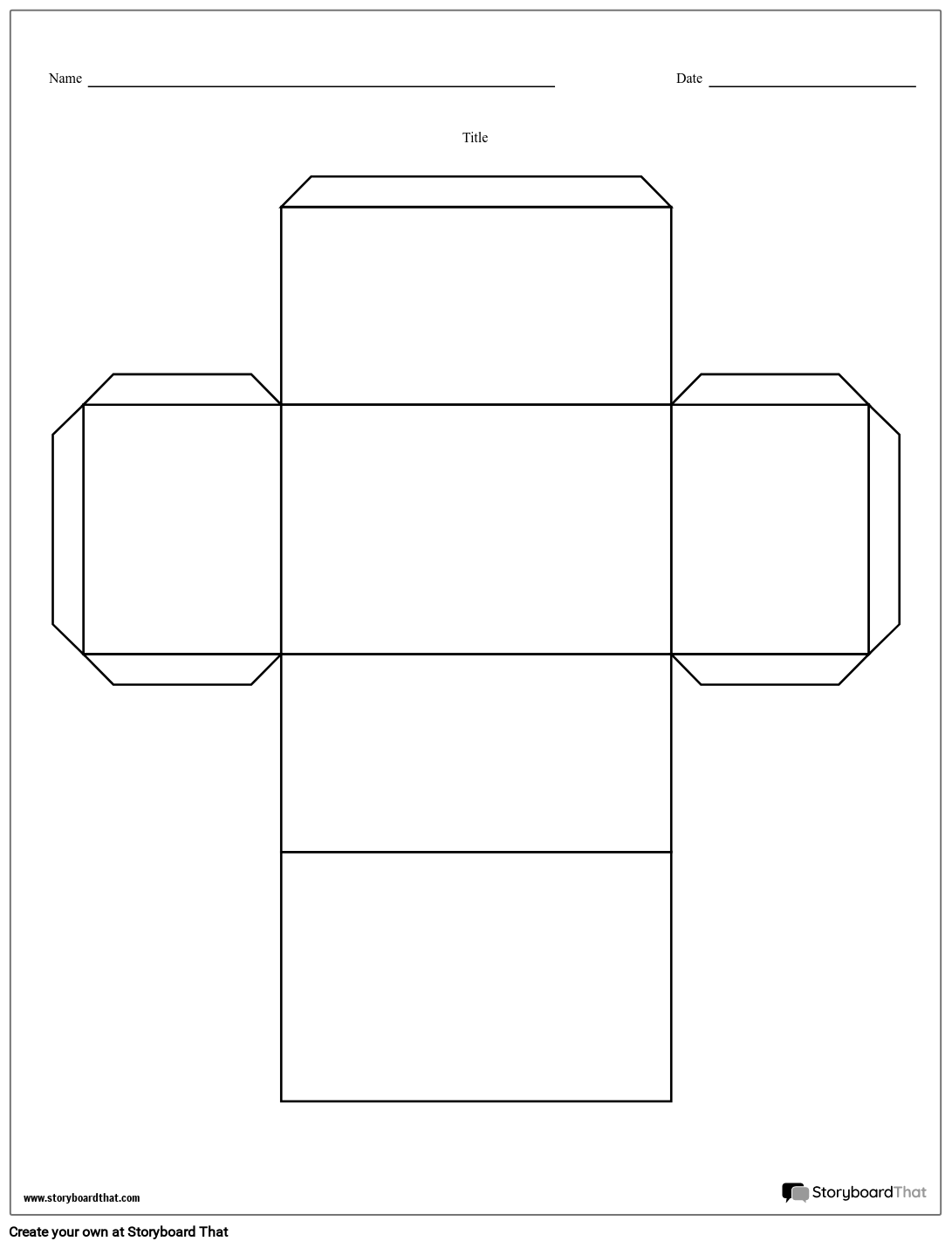 Cube D&#39;histoire Rectangulaire