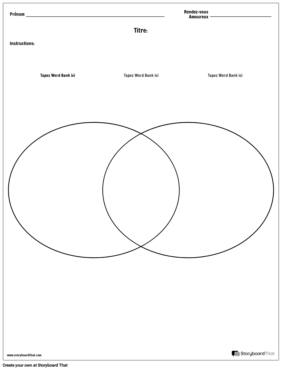 Diagramme De Venn Vierge Et Coloré
