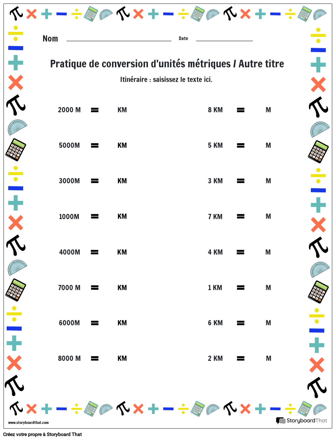 feuille-de-calcul-de-conversion-m-trique-de-mesure-avec-bordure-math-matiqu
