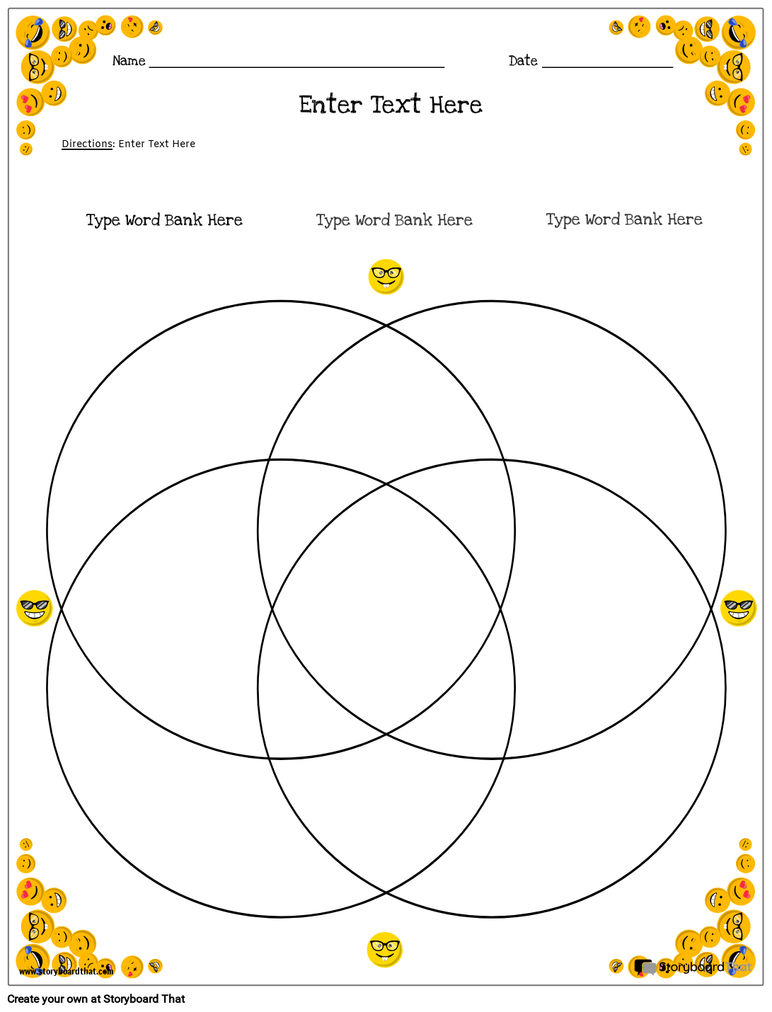 Exemples De Diagramme De Venn Triple Problème Probabilités Et
