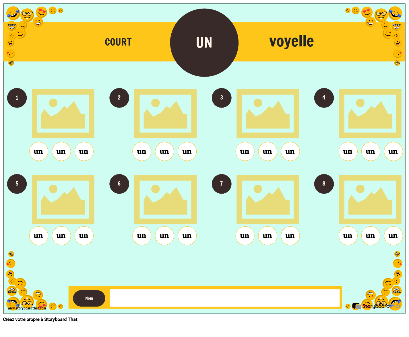 Feuille de Travail en Anglais sur les Voyelles Courtes