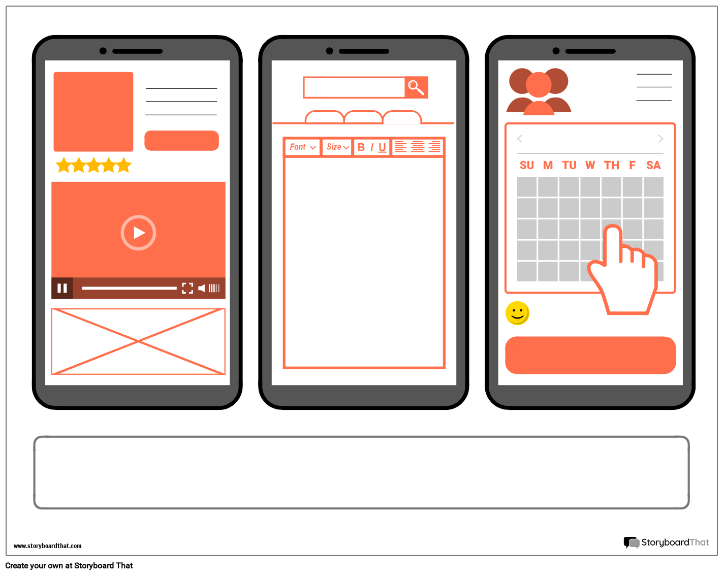 Filaire UX 3 Storyboard por fr-examples